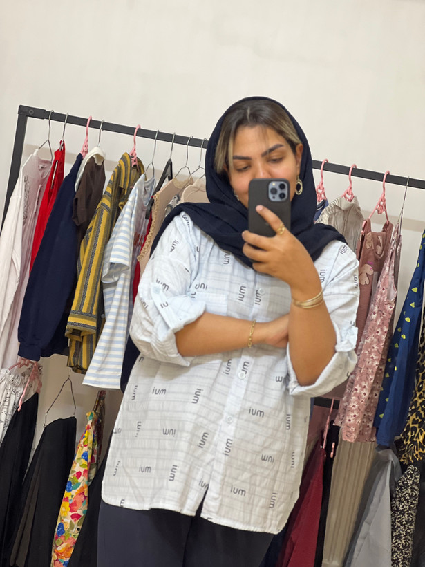 شومیز طرح miu با جنسی نرم و لطیف